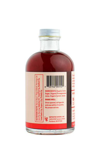 RAFT Grenadine Syrup - Improper Goods, LLC